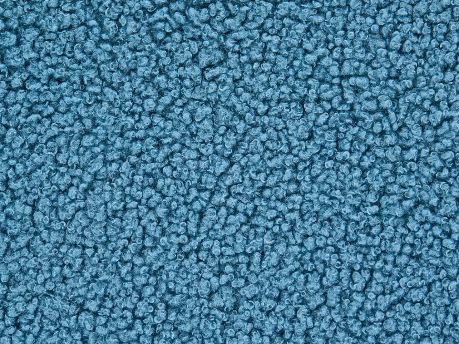 Pouf SUMPTER Bouclé Blu