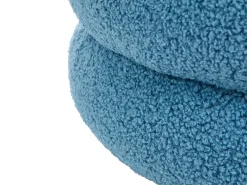 Pouf SUMPTER Bouclé Blu