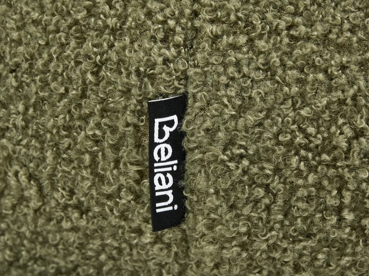 Pouf SUMPTER Bouclé Verde