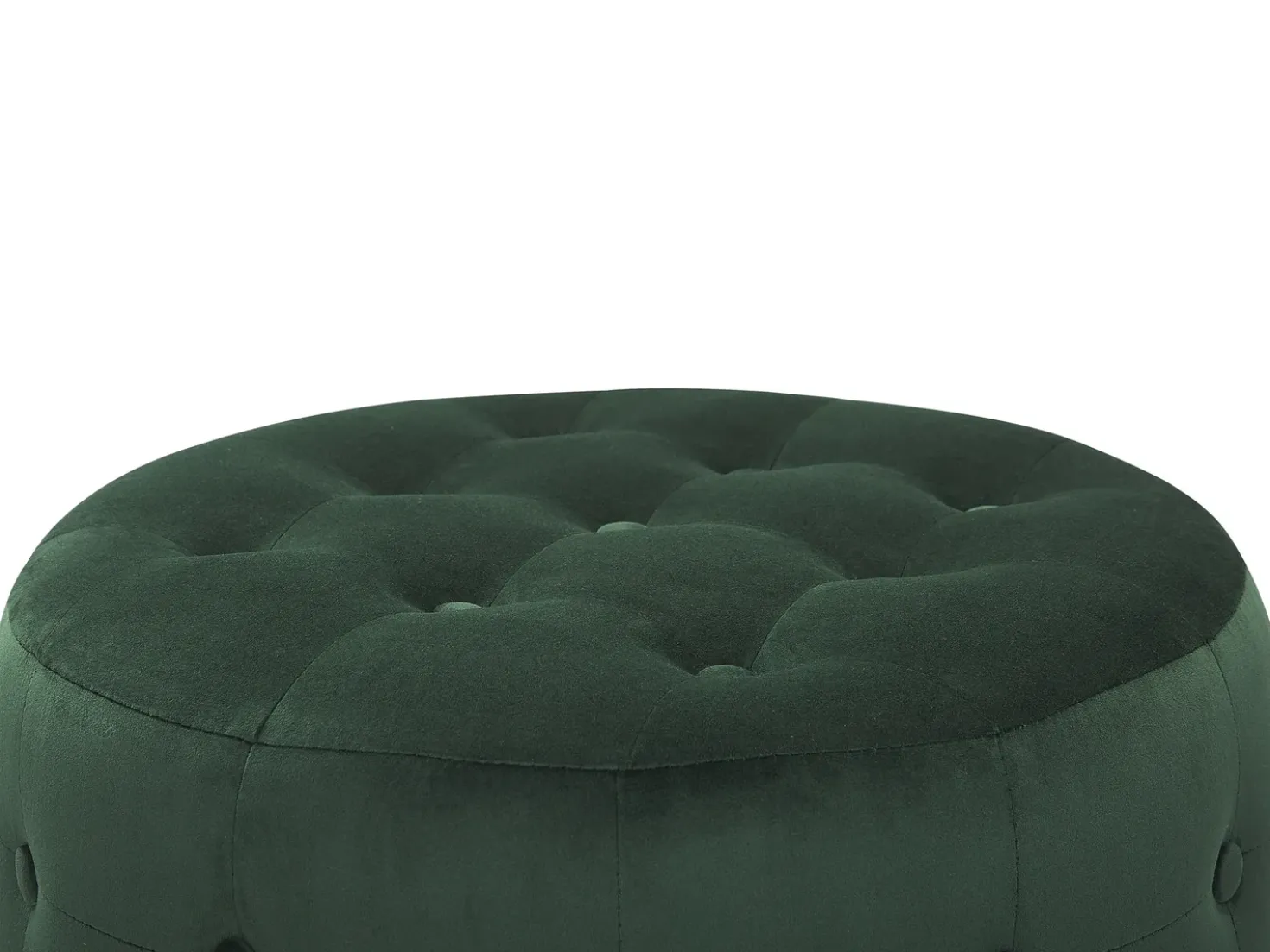 Pouf TAMPA Velluto Verde scuro