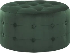 Pouf TAMPA Velluto Verde scuro