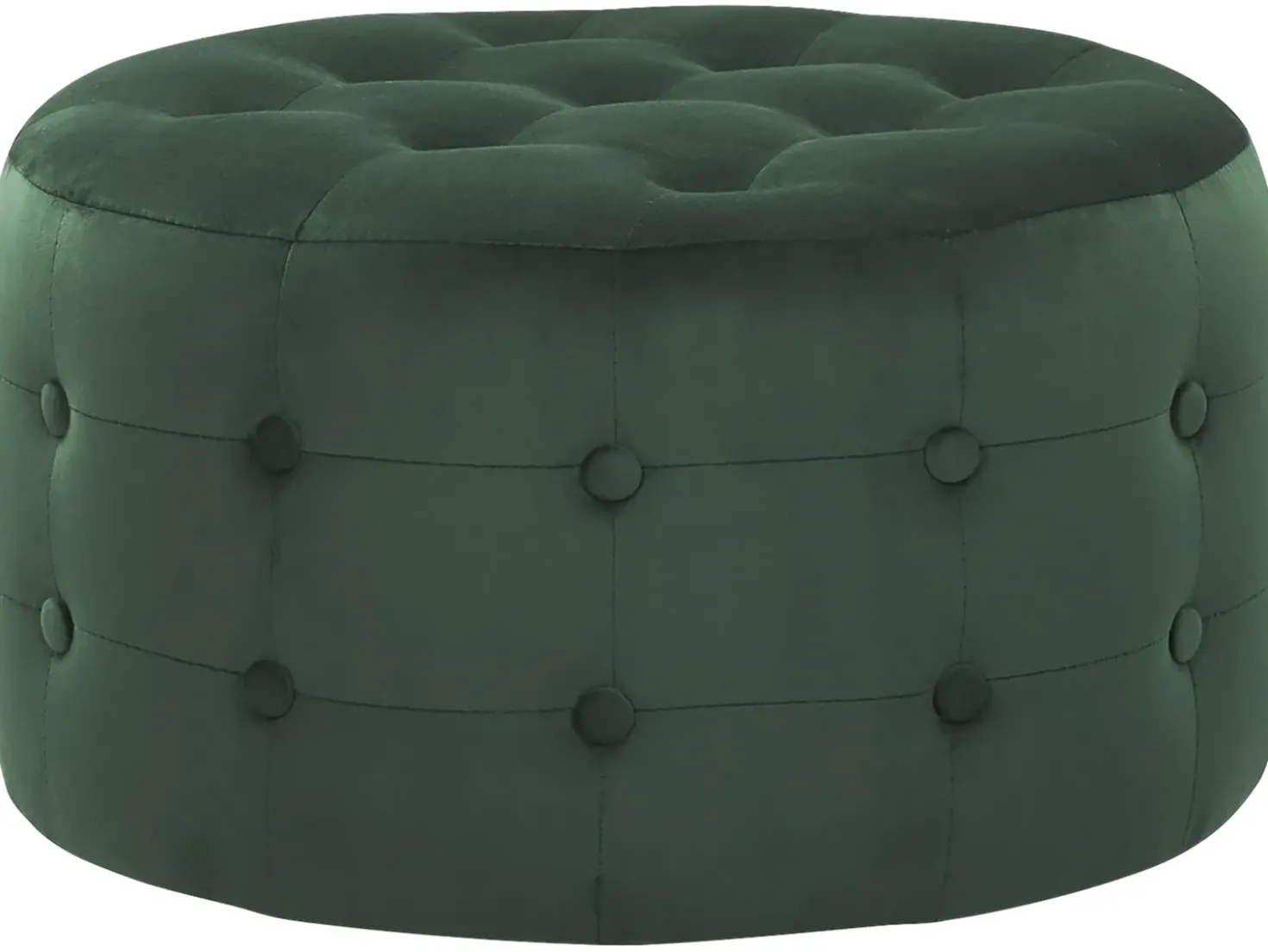 Pouf TAMPA Velluto Verde scuro