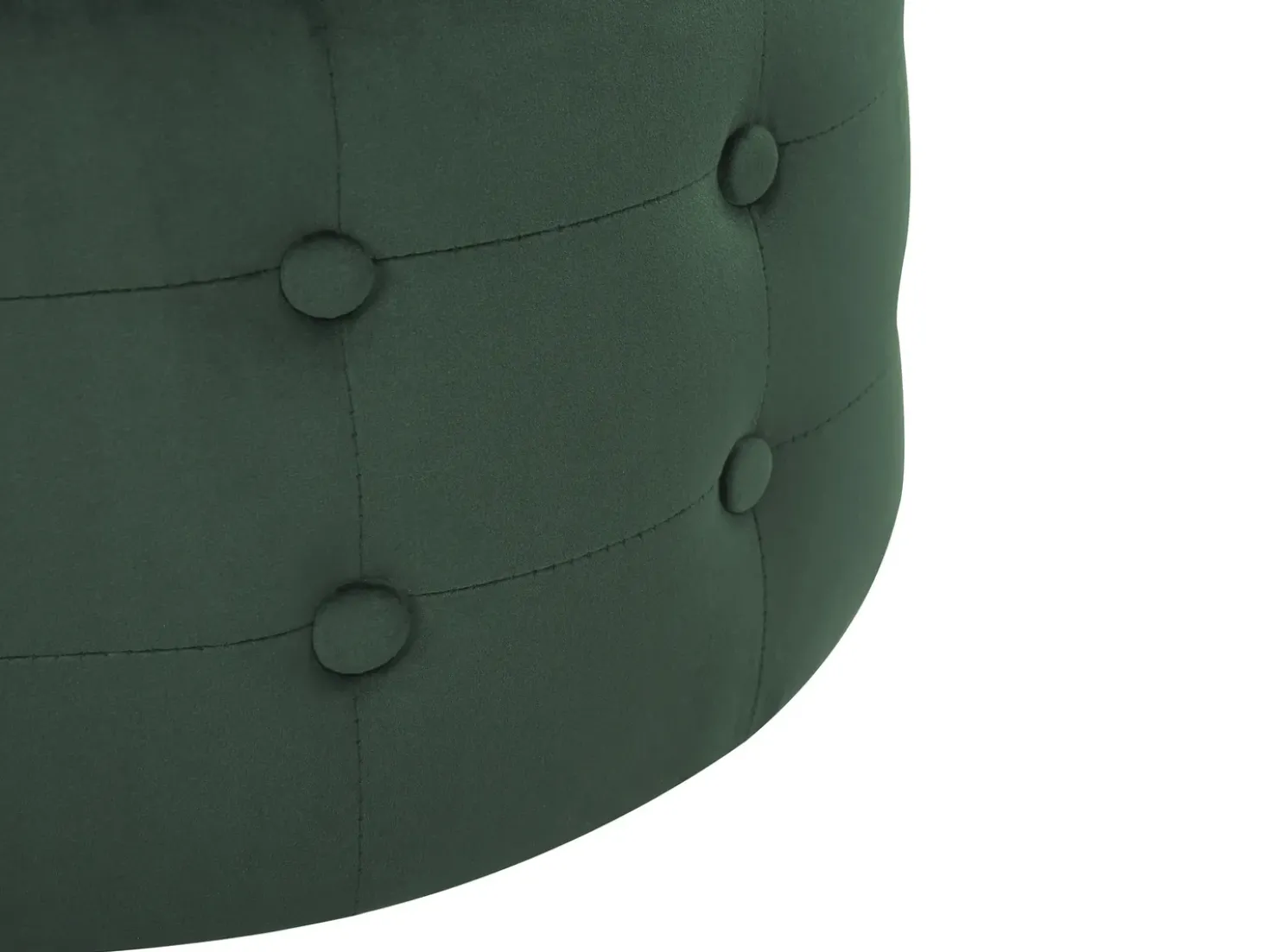 Pouf TAMPA Velluto Verde scuro