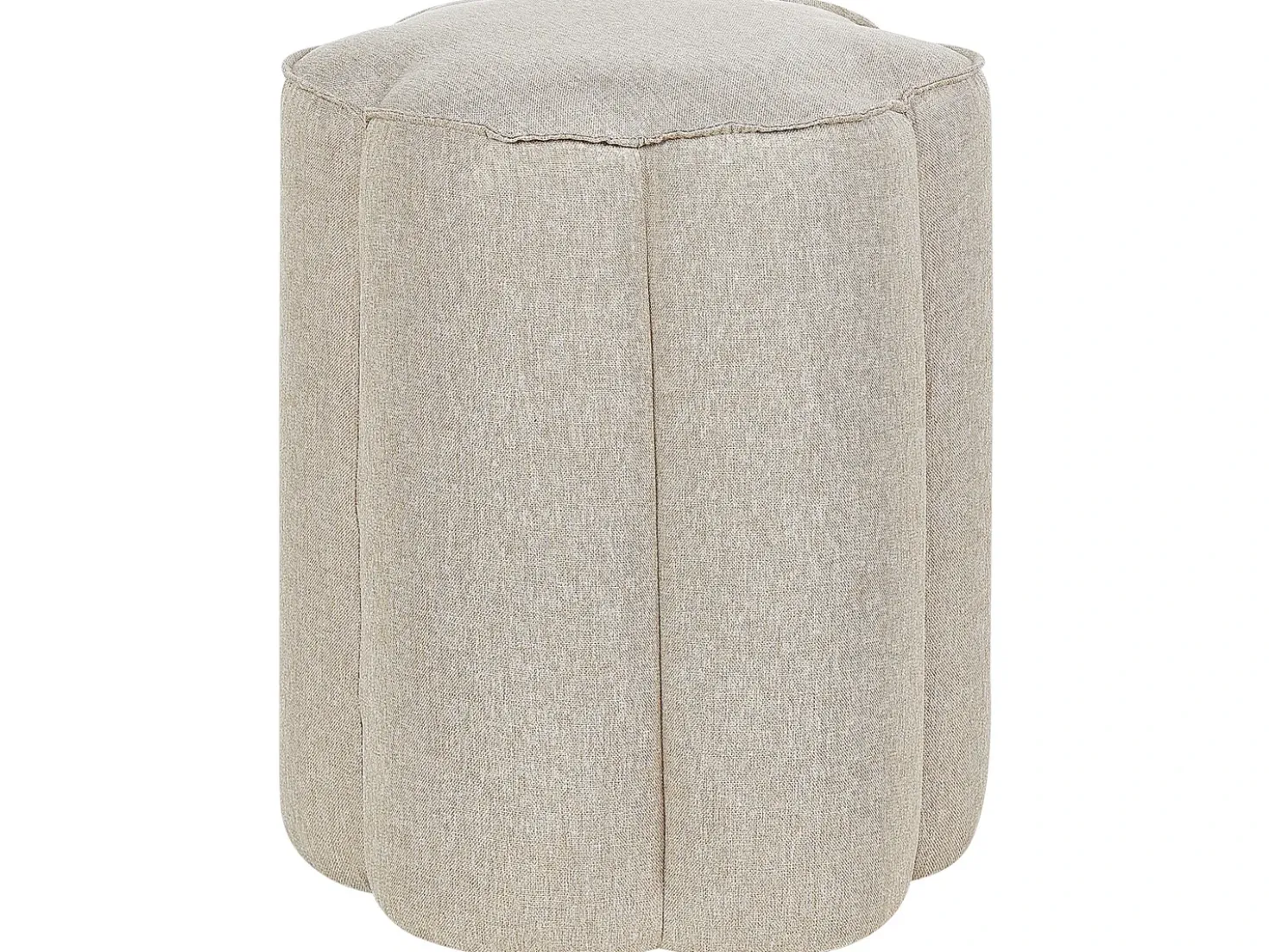 Pouf TAPPEN Lino sintetico Beige