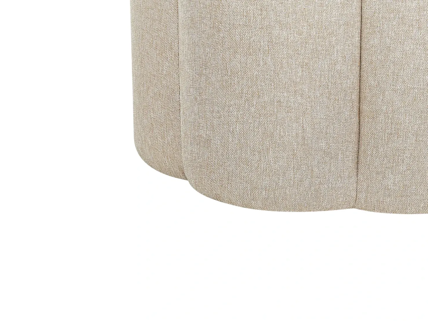 Pouf TAPPEN Lino sintetico Beige