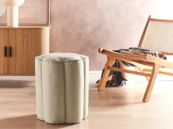 Pouf TAPPEN Lino sintetico Beige