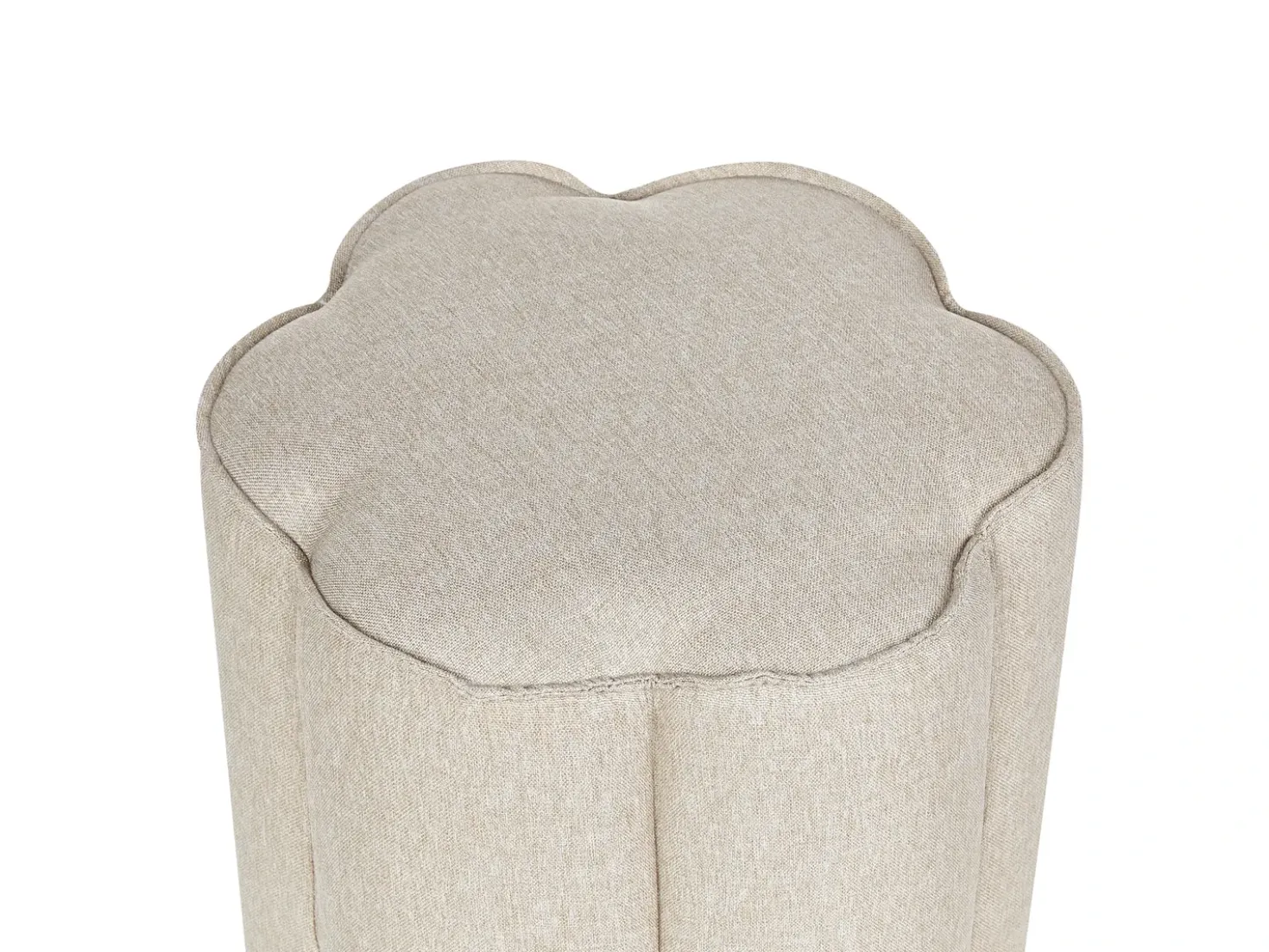 Pouf TAPPEN Lino sintetico Beige