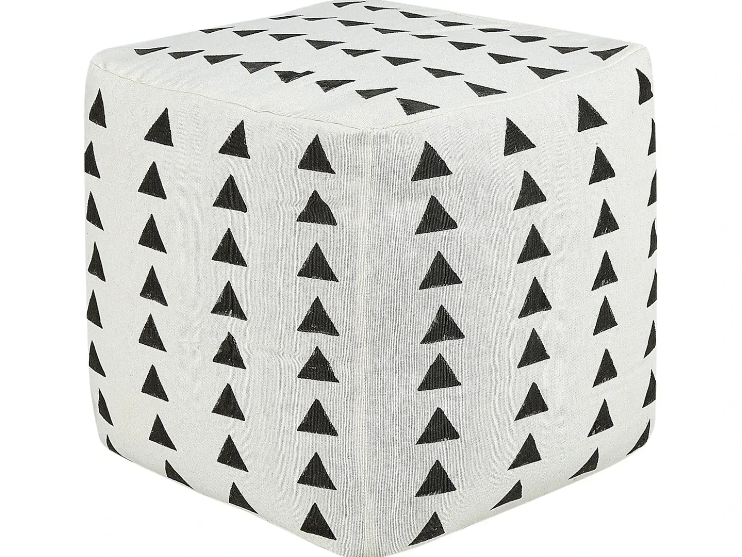 Pouf TARODI Cotone Bianco sporco