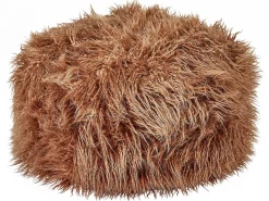 Pouf TUKKI Finta pelliccia Marrone