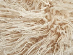 Pouf TUKKI Finta pelliccia Beige chiaro