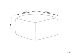 Pouf URPAD Iuta Multicolore