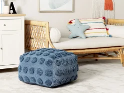 Pouf VISHVI Cotone Blu