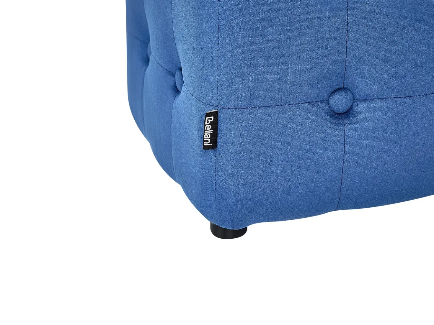 Pouf WISCONSIN Velluto Blu