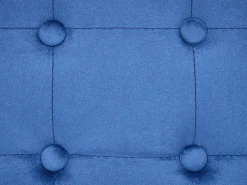 Pouf WISCONSIN Velluto Blu