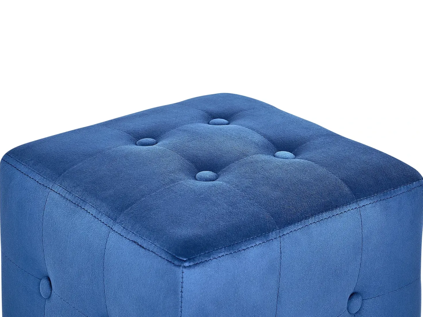 Pouf WISCONSIN Velluto Blu