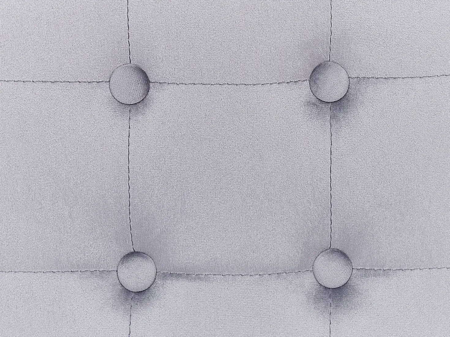 Pouf WISCONSIN Velluto Grigio