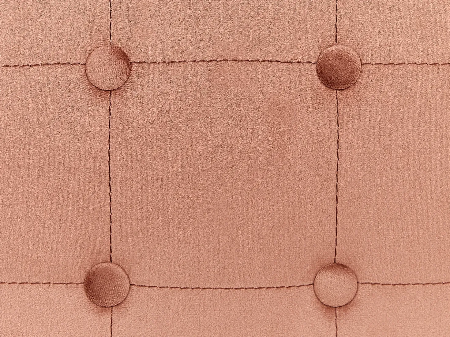 Pouf WISCONSIN Velluto Rosa pesca