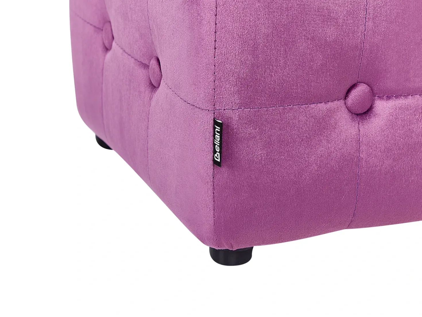 Pouf WISCONSIN Velluto Viola
