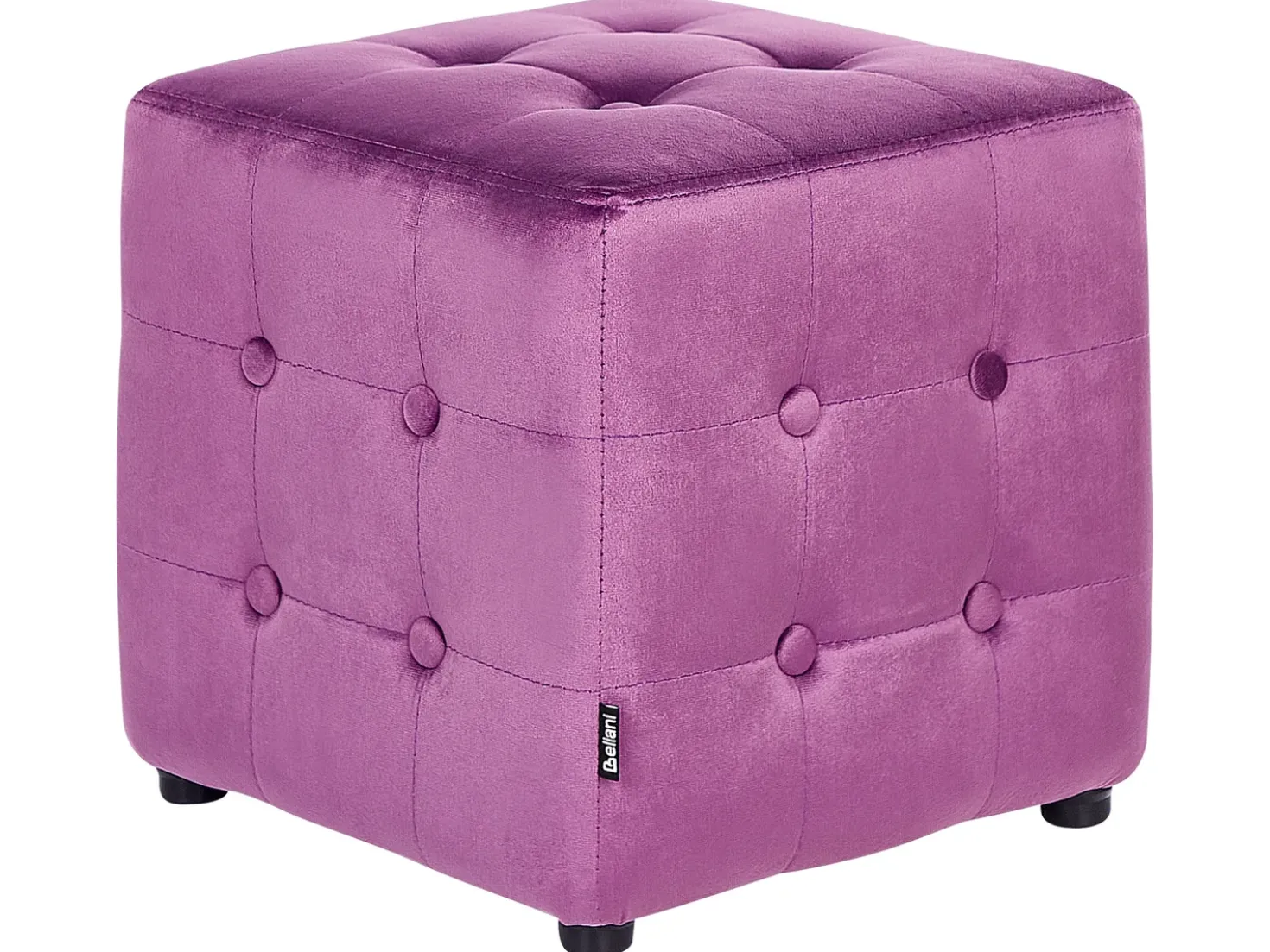 Pouf WISCONSIN Velluto Viola