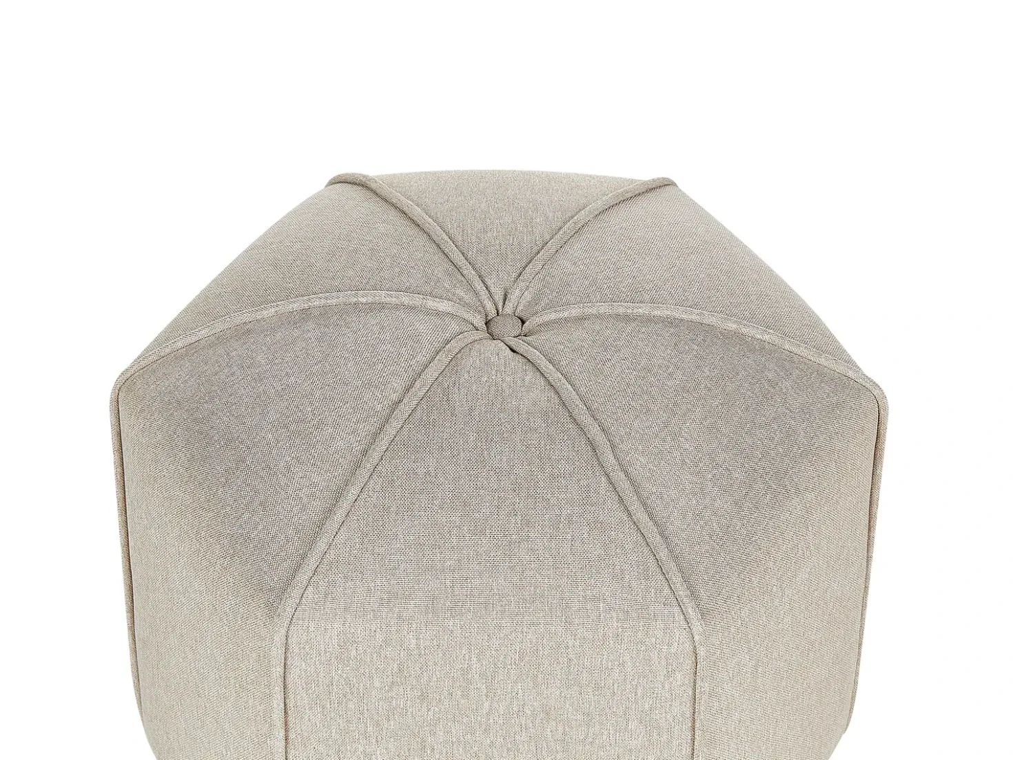 Pouf WISHEK Lino sintetico Beige