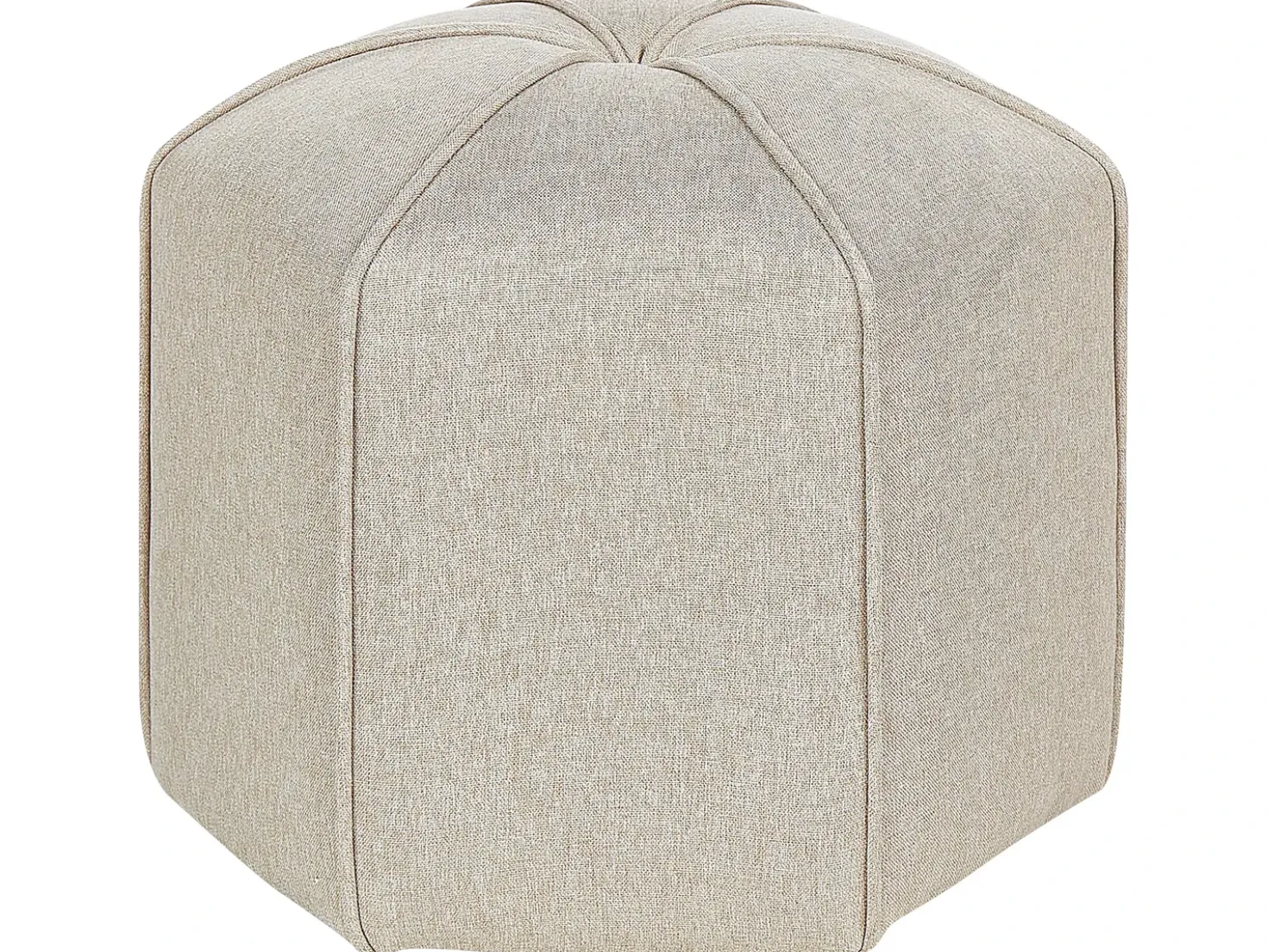 Pouf WISHEK Lino sintetico Beige