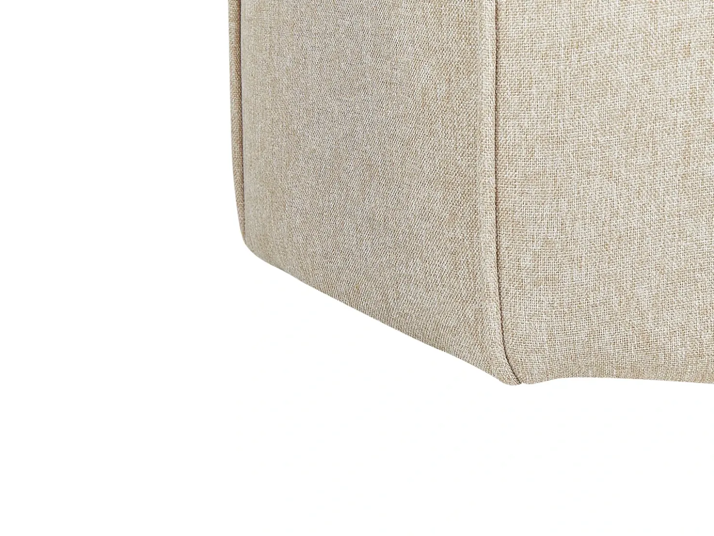 Pouf WISHEK Lino sintetico Beige