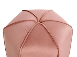 Pouf WISHEK Velluto Rosa
