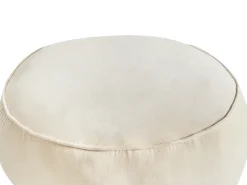 Pouf YULLE Velluto Beige chiaro