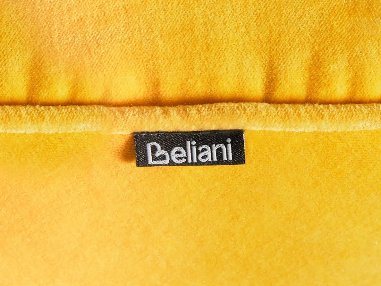 Pouf YULLE Velluto Giallo