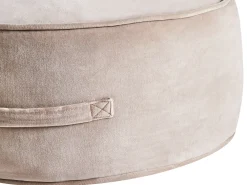 Pouf YULLE Velluto Marrone chiaro