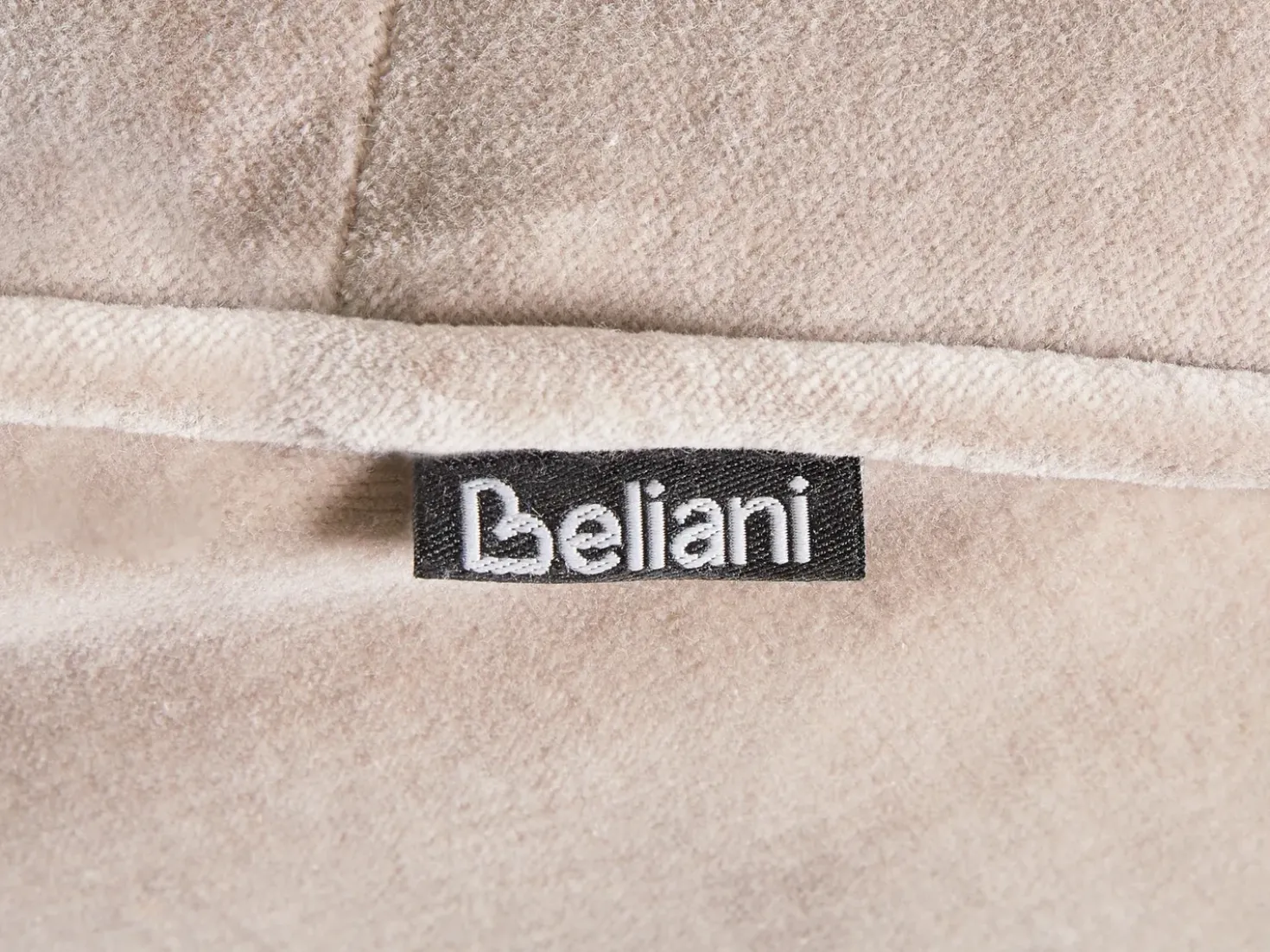 Pouf YULLE Velluto Marrone chiaro