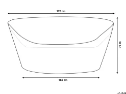 Protezione impermeabile CHUVA 170 cm 160 cm 75 cm Grigio