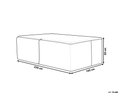 Protezione impermeabile CHUVA 250 cm 165 cm 65 cm Grigio