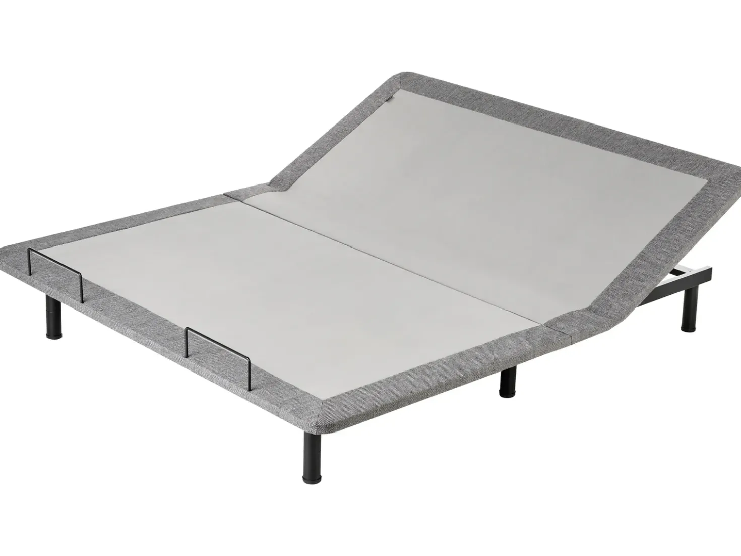 Rete per letto regolabile elettricamente BRUNOY 180 x 200 cm Grigio