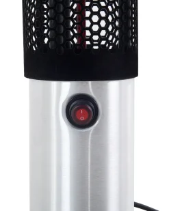 Riscaldatore a infrarossi da patio a piantana VEZUVIO 1500 W Nero