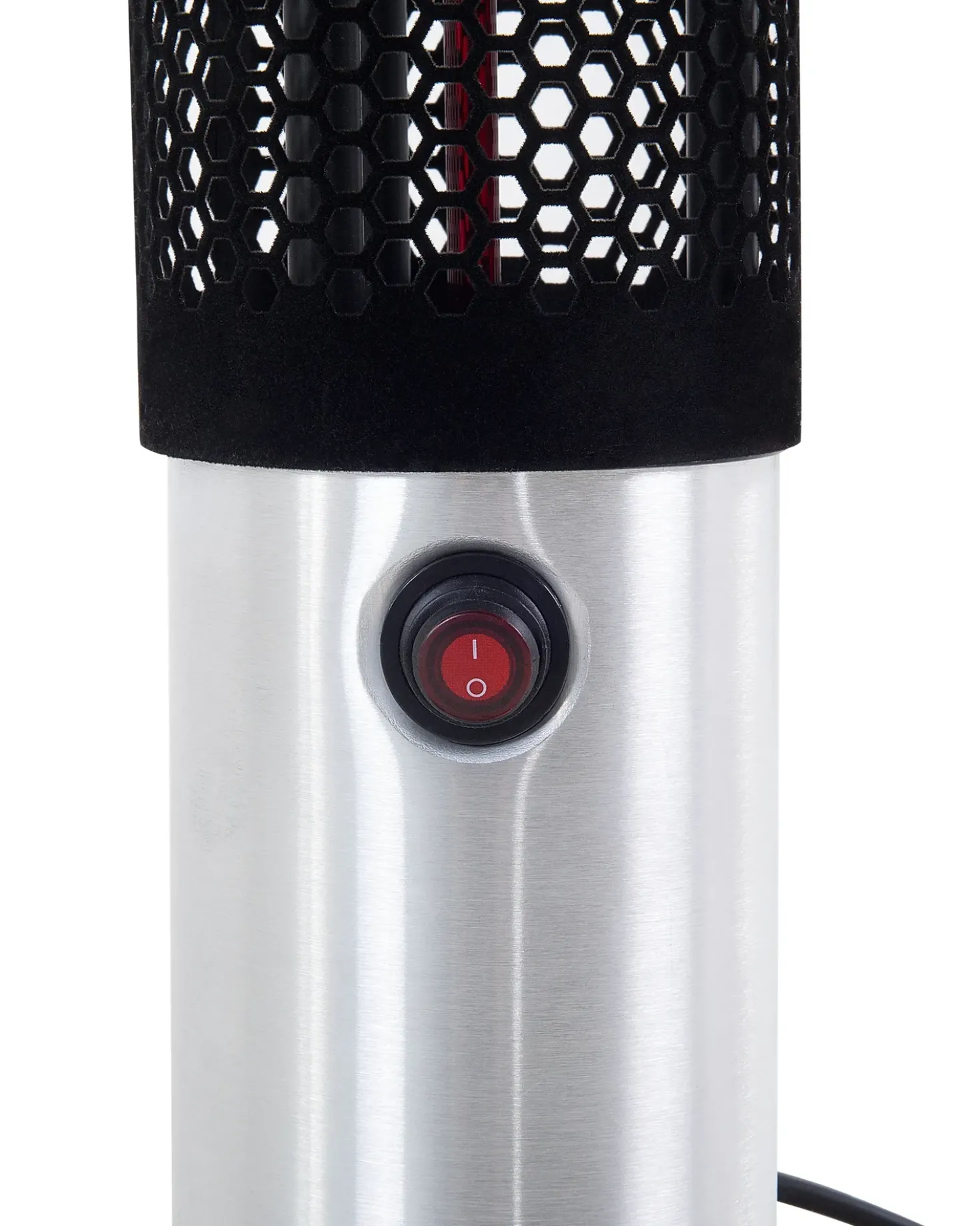 Riscaldatore a infrarossi da patio a piantana VEZUVIO 1500 W Nero