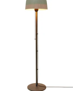 Riscaldatore a infrarossi da patio a piantana VARAZZE 1500 W Grigio