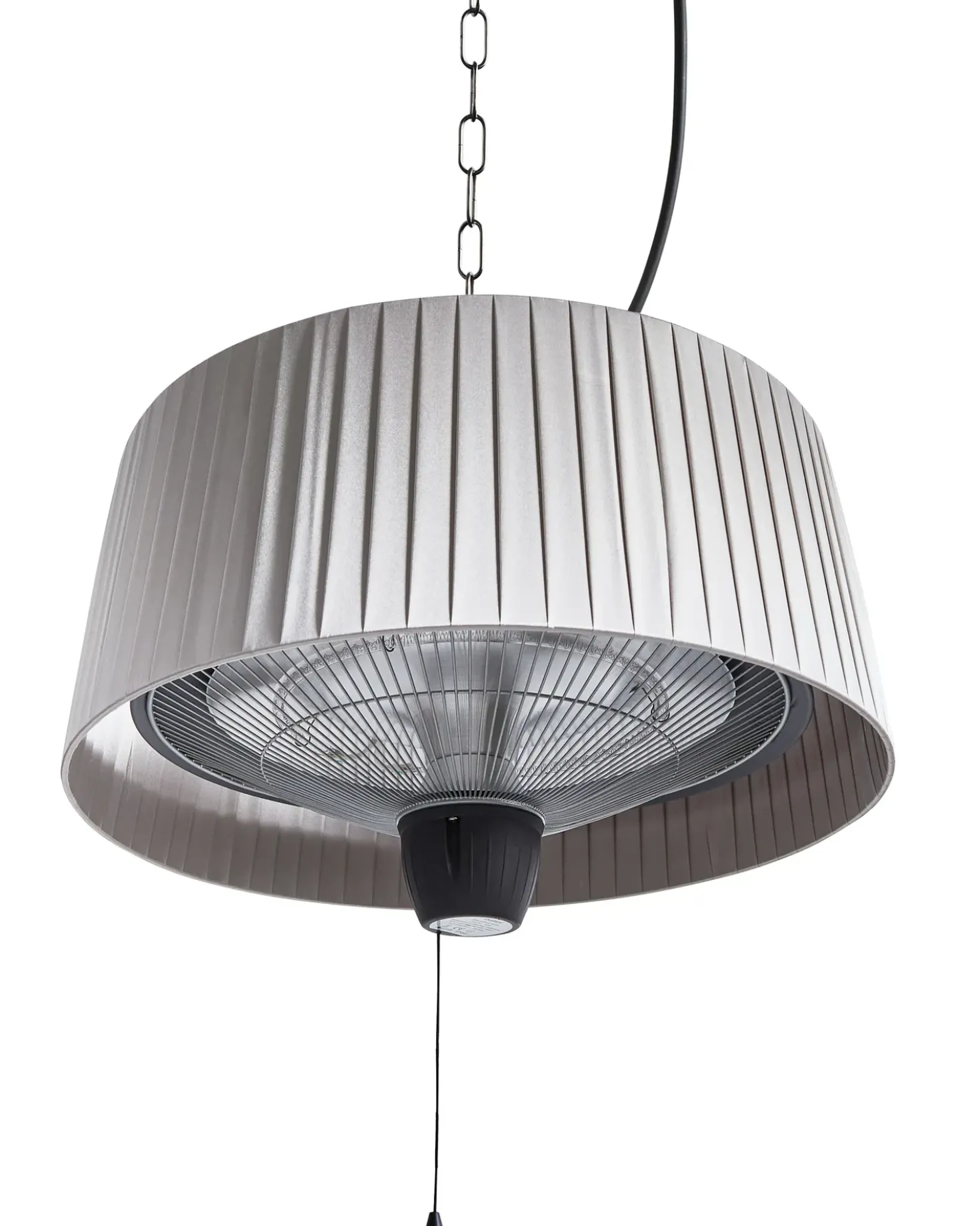 Riscaldatore a infrarossi da patio sospeso ASCEA 1500 W Grigio chiaro