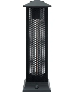 Riscaldatore a infrarossi da patio a piantana TUNUPA 1500 W Nero