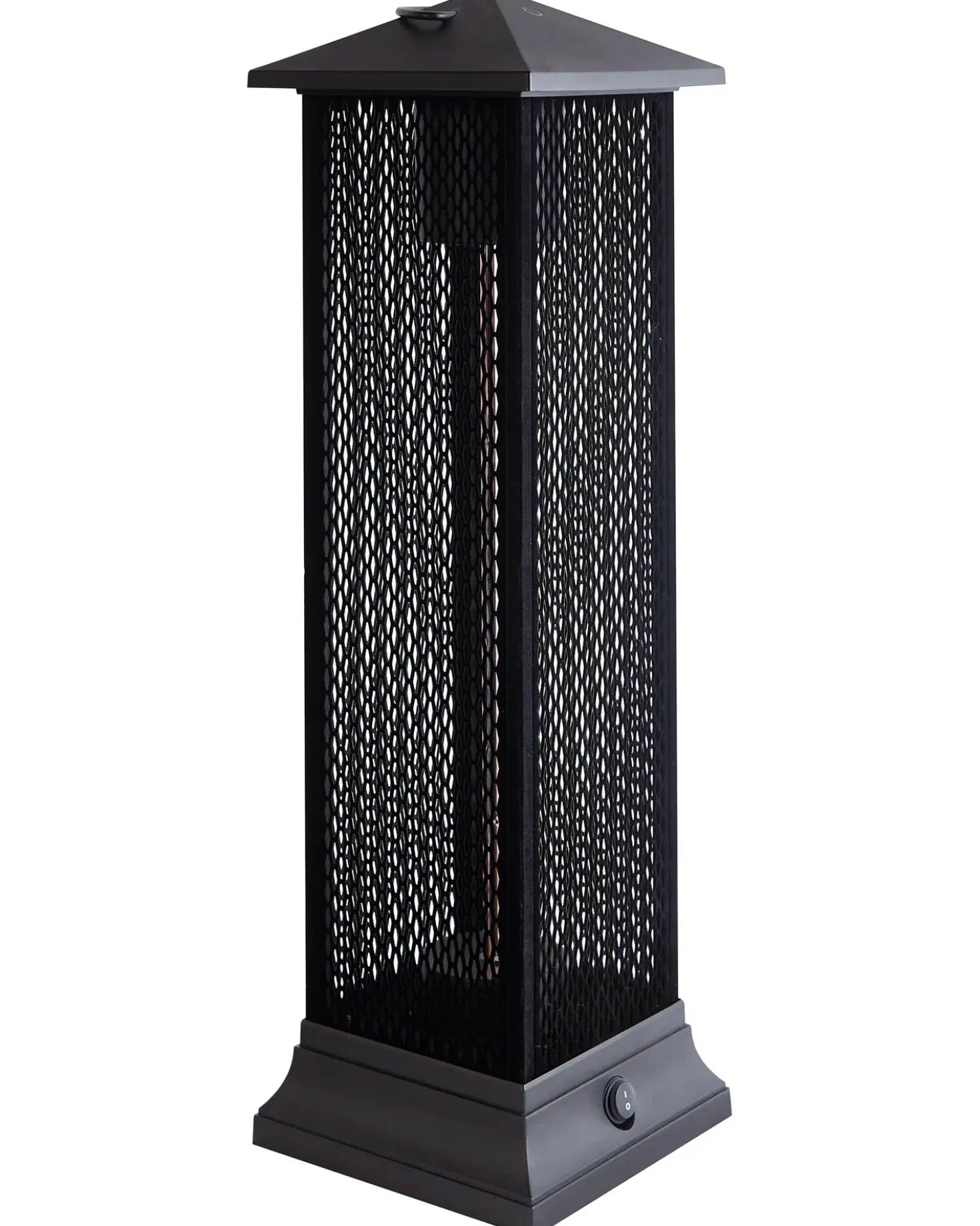 Riscaldatore a infrarossi da patio a piantana TUNUPA 1500 W Nero