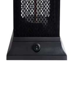Riscaldatore a infrarossi da patio a piantana TUNUPA 1500 W Nero