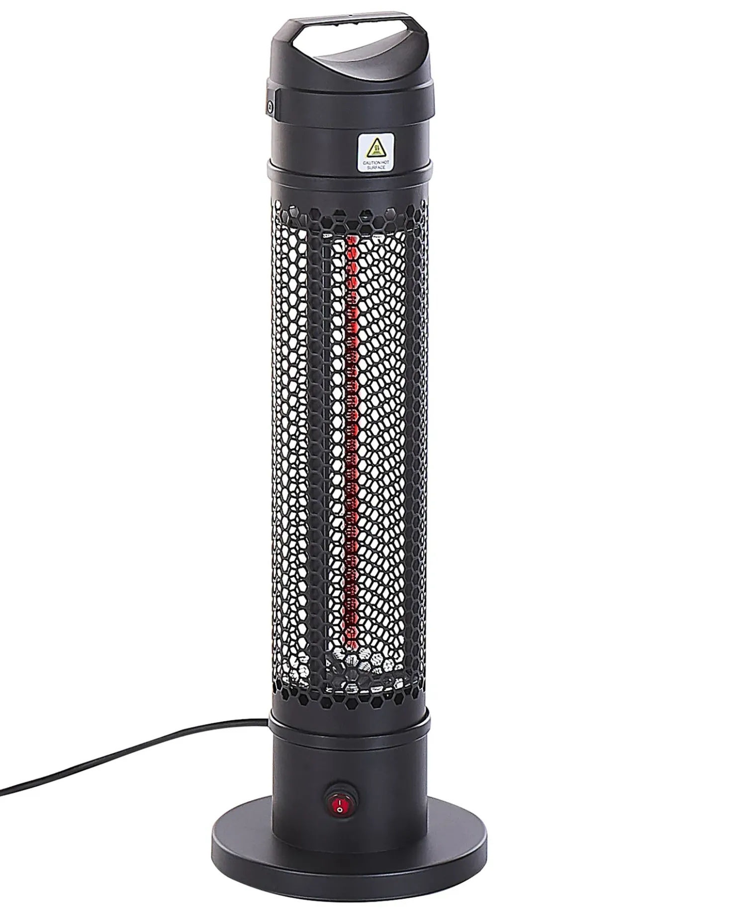 Riscaldatore a infrarossi da patio a piantana KRAKATOA 1000 W Nero