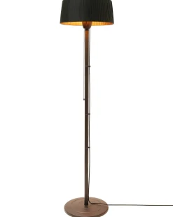 Riscaldatore a infrarossi da patio a piantana VARAZZE 1500 W Nero