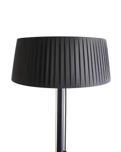Riscaldatore a infrarossi da patio a piantana VARAZZE 1500 W Nero
