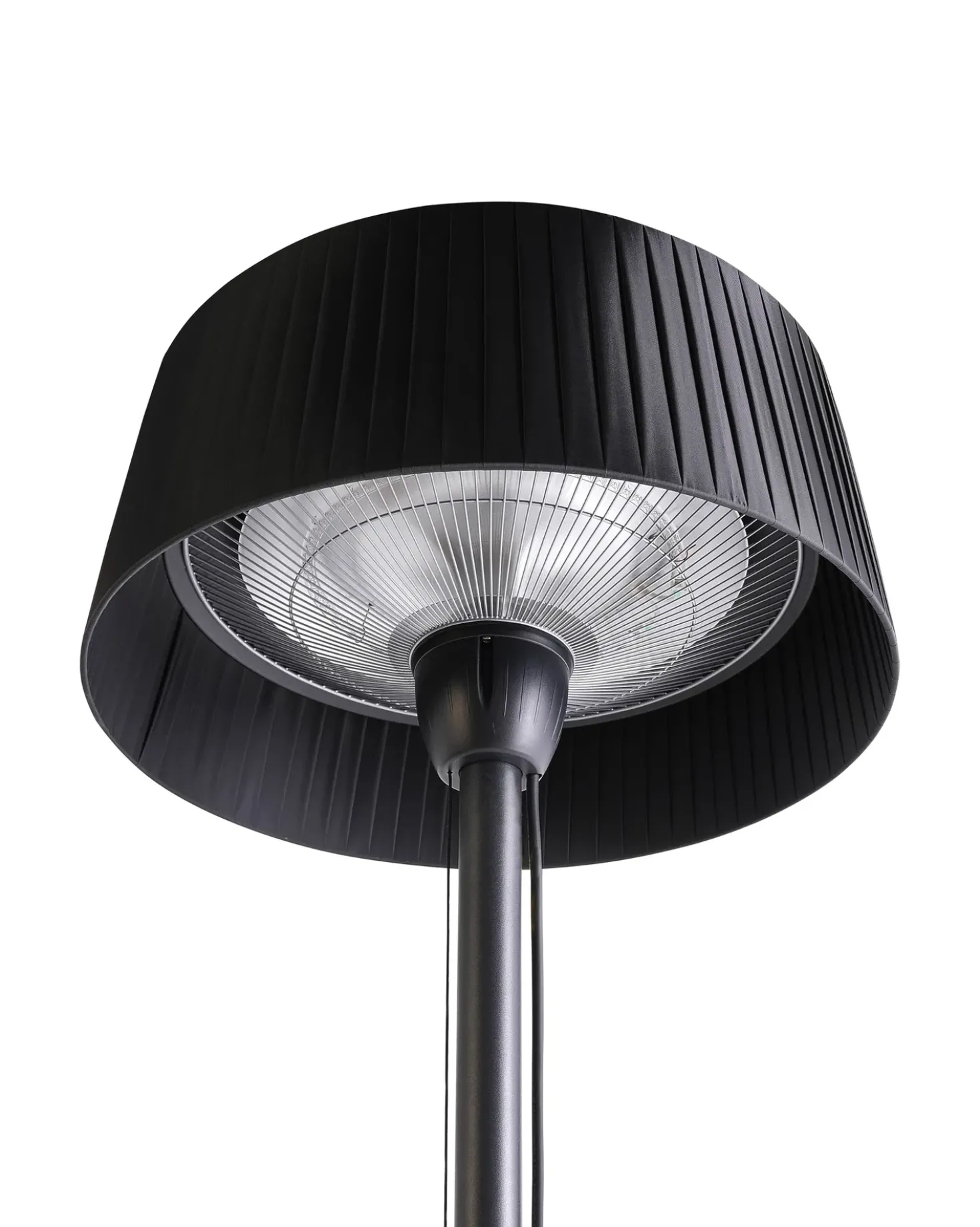 Riscaldatore a infrarossi da patio a piantana VARAZZE 1500 W Nero