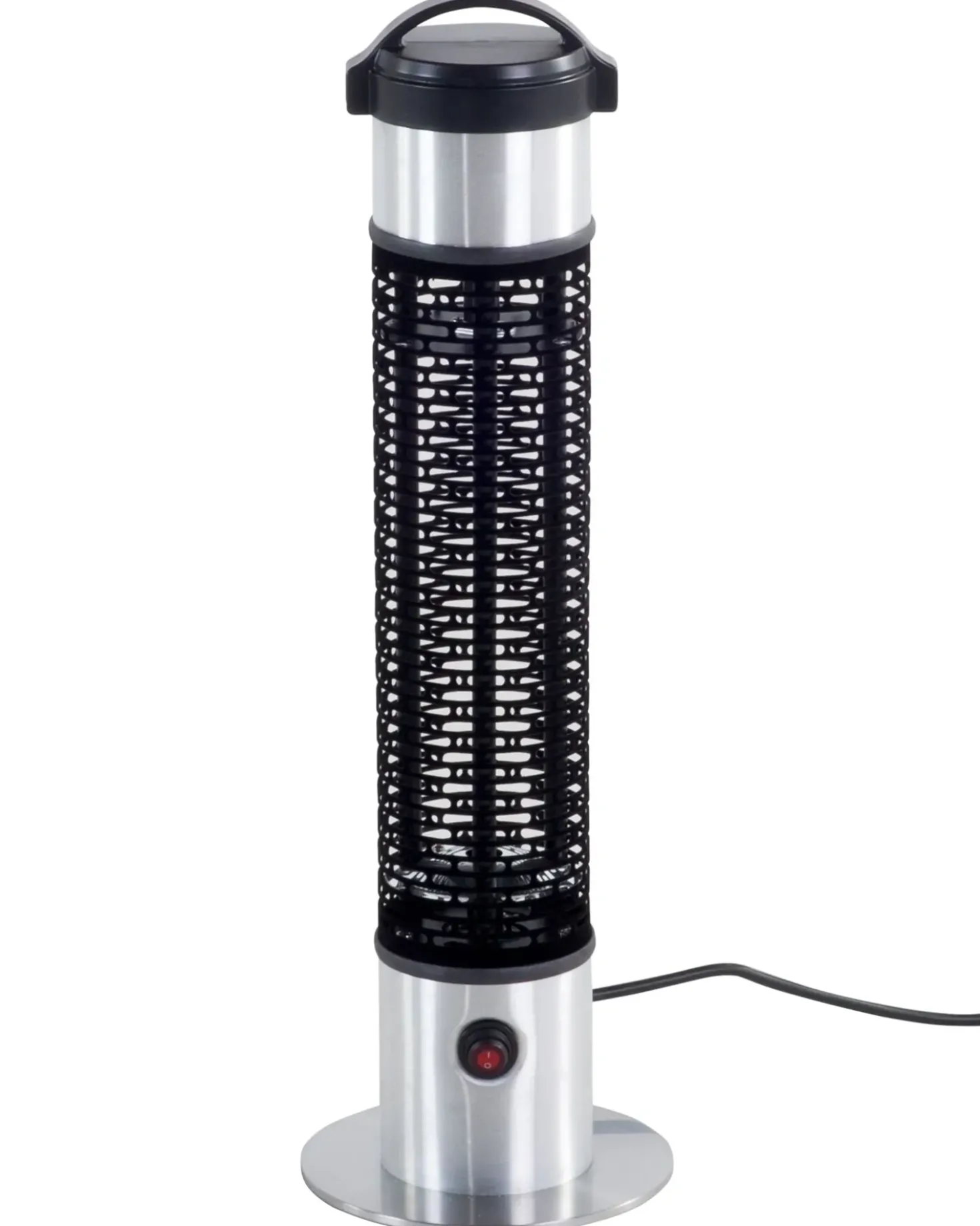 Riscaldatore a infrarossi da patio a piantana VEZUVIO 800 W Nero