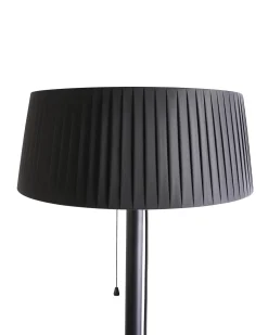 Riscaldatore a infrarossi da patio a piantana OLLERIA 1500 W Nero