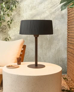 Riscaldatore a infrarossi da patio a piantana OLLERIA 1500 W Nero