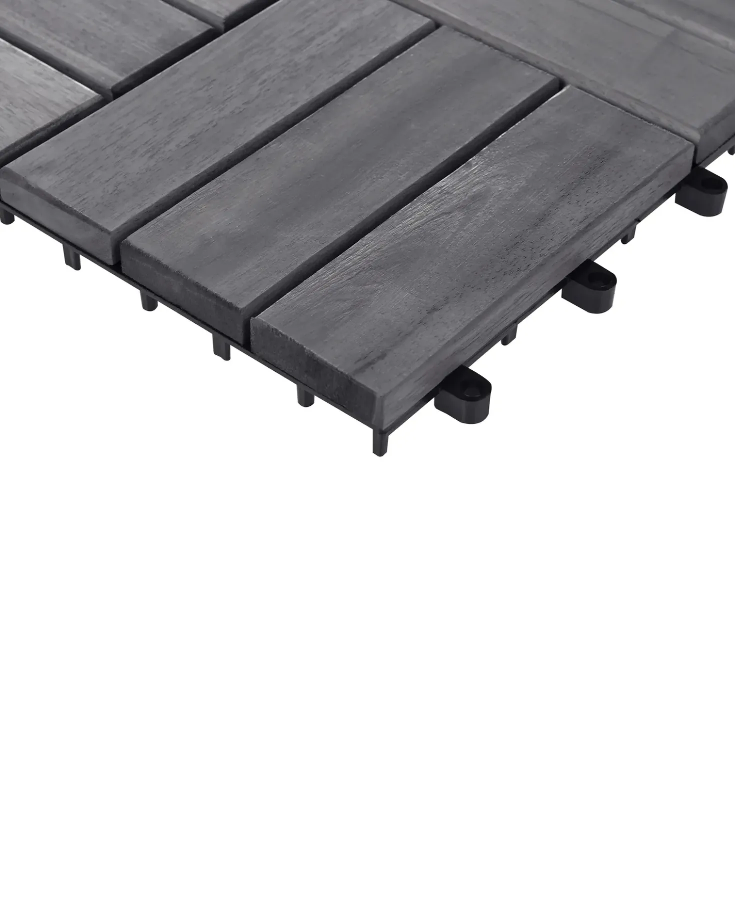 Rivestimenti e piastrelle da esterno ACERENZA Legno di acacia certificato Grigio