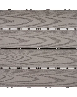 Rivestimenti e piastrelle da esterno ATESSA Composito legno-plastica (WPC) Grigio